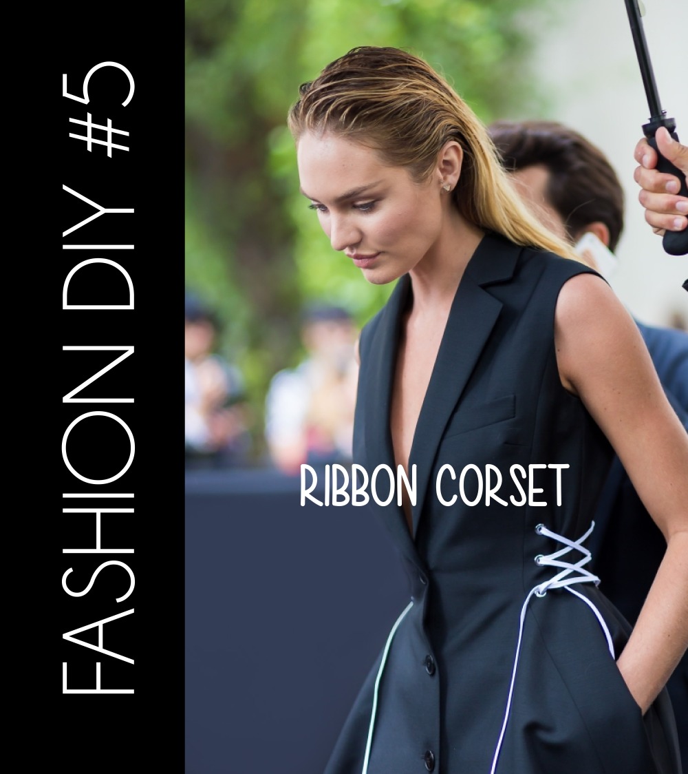 Easy Fashion DIY #5- Ribbon Corset